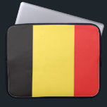 Vlag van België Laptop Sleeve<br><div class="desc">Deel 2:3,  vlag van België.</div>