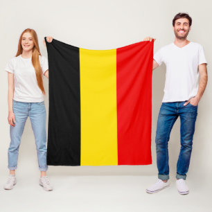Vlag van België medium Fleece Deken