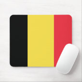Vlag van België Mousepad Muismat (Met muis)