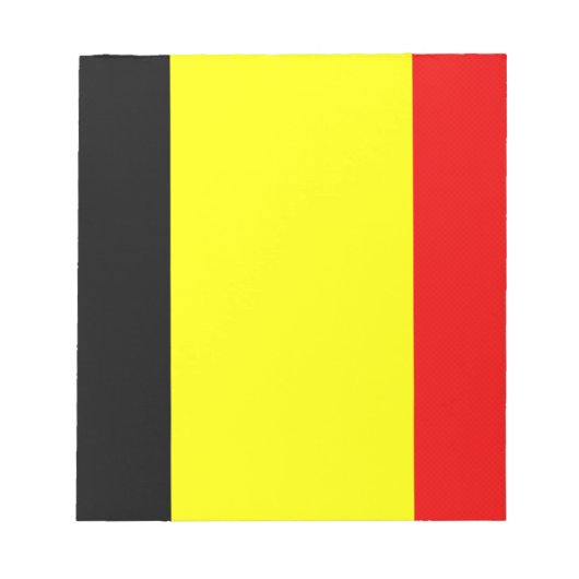 Vlag van België Notitieblok (Voorkant)