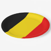 Vlag van België Papieren Bordje (Gekanteld)