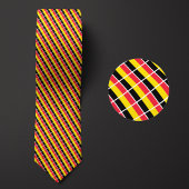 Vlag van België Patroon Stropdas