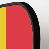 Vlag van België Pickleball Paddle (Links Detail)