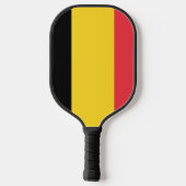 Vlag van België Pickleball Paddle (Achterkant)