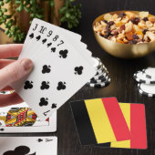 Vlag van België Pokerkaarten (Insitu)
