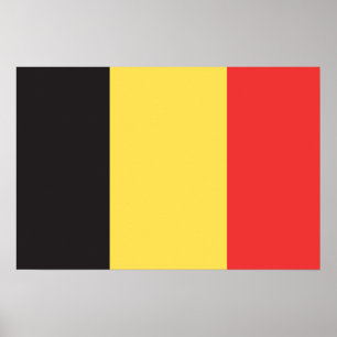 Vlag van België Poster