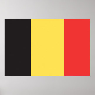 Vlag van België Poster
