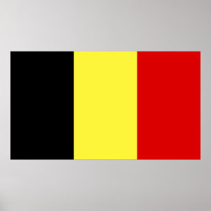 Vlag van België Poster