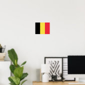 Vlag van België Poster (Thuiskantoor)