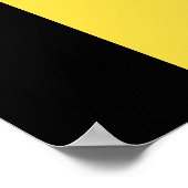 Vlag van België Poster (Hoek)