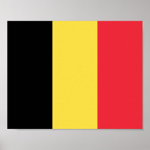Vlag van België Poster