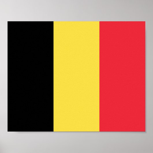 Vlag van België Poster (Voorkant)