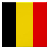 Vlag van België Poster (Voorkant)