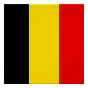 Vlag van België Poster