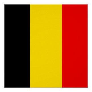 Vlag van België Poster