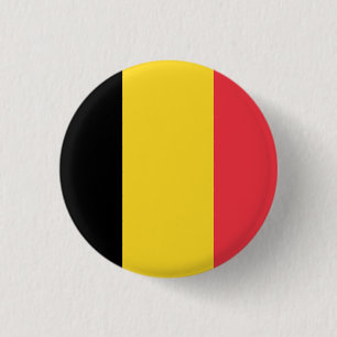 Vlag van België Ronde Button 3,2 Cm