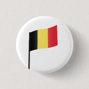 Vlag van België Ronde Button 3,2 Cm