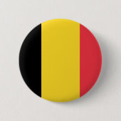 Vlag van België Ronde Button 5,7 Cm (Voorkant)
