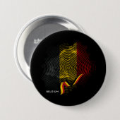 Vlag van België Ronde Button 7,6 Cm (Voorkant /achterkant)