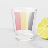Vlag van België Shot Glas (Achterkant)