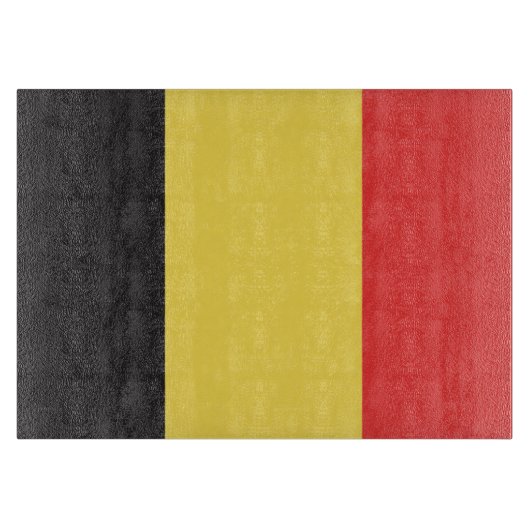Vlag van België Snijplank (Voorkant)