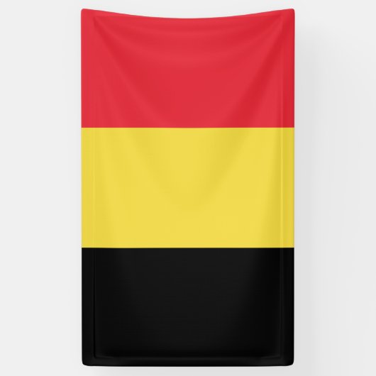 Vlag van België Spandoek (Verticaal)
