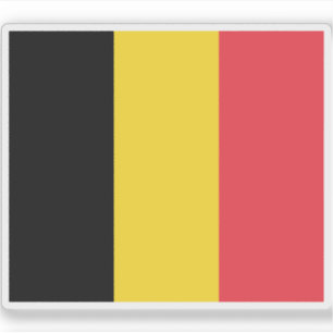 Vlag van België Sticker