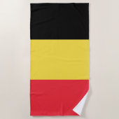 Vlag van België Strandlaken (Voorkant)
