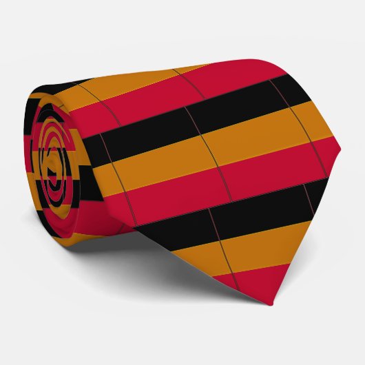 Vlag van België Stropdas (Opgerold)