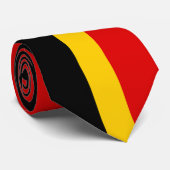 Vlag van België Stropdas (Opgerold)
