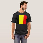 Vlag van België T-shirt (Voorkant volledig)