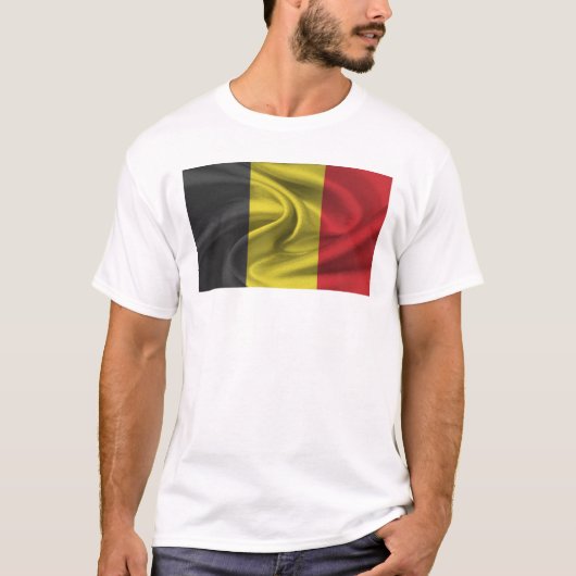 Vlag van België T-shirt (Voorkant)