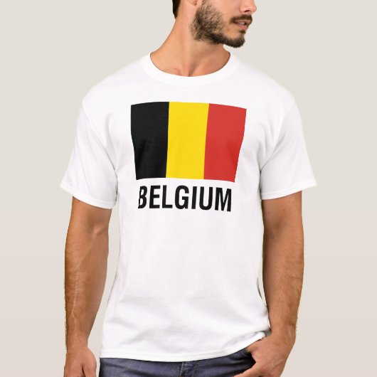 VLAG VAN BELGIË T-SHIRT (Voorkant)