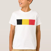 Vlag van België T-shirt (Voorkant)
