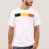 Vlag van België T-shirt (Voorkant)