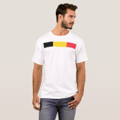 Vlag van België T-shirt (Voorkant volledig)