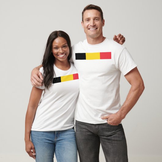 Vlag van België T-shirt (Unisex)