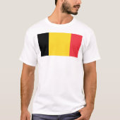 Vlag van België T-shirt (Voorkant)