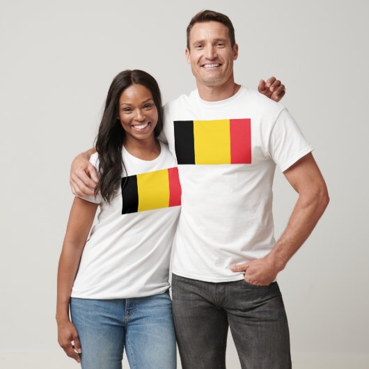 Vlag van België T-shirt (Unisex)
