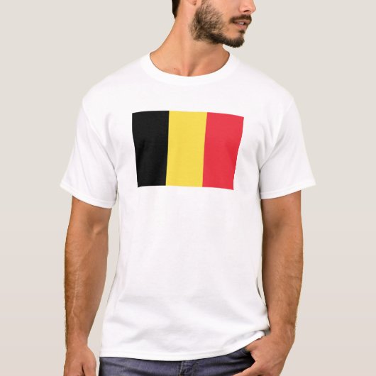 Vlag van België T-Shirt (Voorkant)