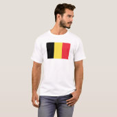 Vlag van België T-Shirt (Voorkant volledig)