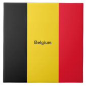 Vlag van België Tegeltje (Voorkant)