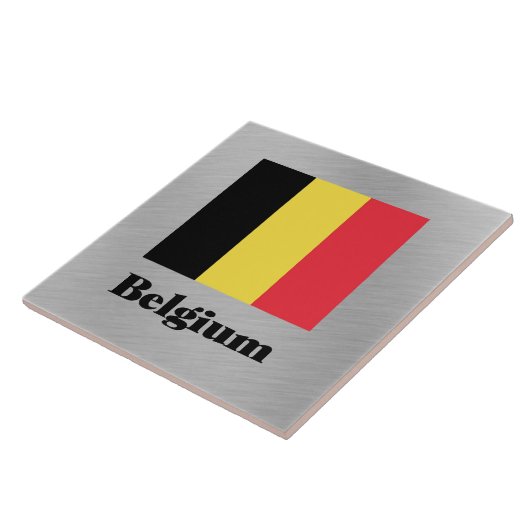 Vlag van België,  Tegeltje (Zijkant)