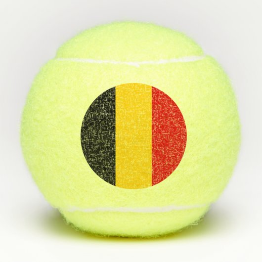 Vlag van België Tennisballen (Voorkant)