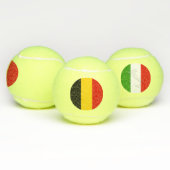 Vlag van België Tennisballen (Multi)