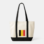 Vlag van België Tote Bag (Achterkant)