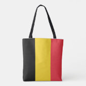 Vlag van België Tote Bag (Achterkant)