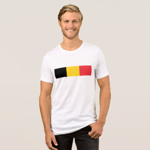 Vlag van België Tri-Blend Shirt
