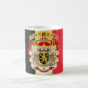 Vlag van België & Wapen Koffiemok