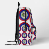 Vlag van Belize Bedrukte Rugzak (Links)